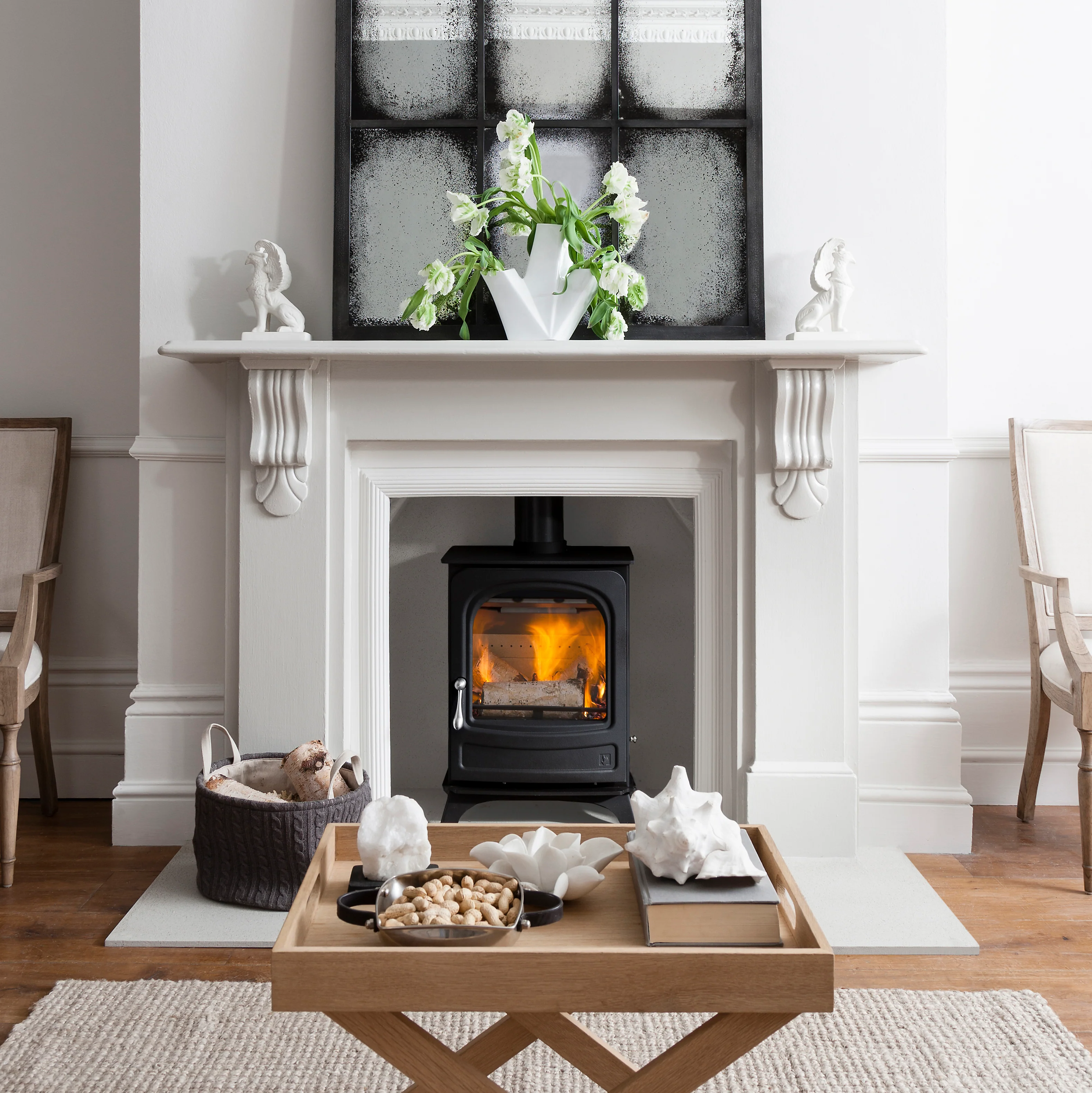 Arada Holborn 5W Multifuel Woodburning Stove, Freestanding, Eco Design Approved, Defra Approved - Image 3