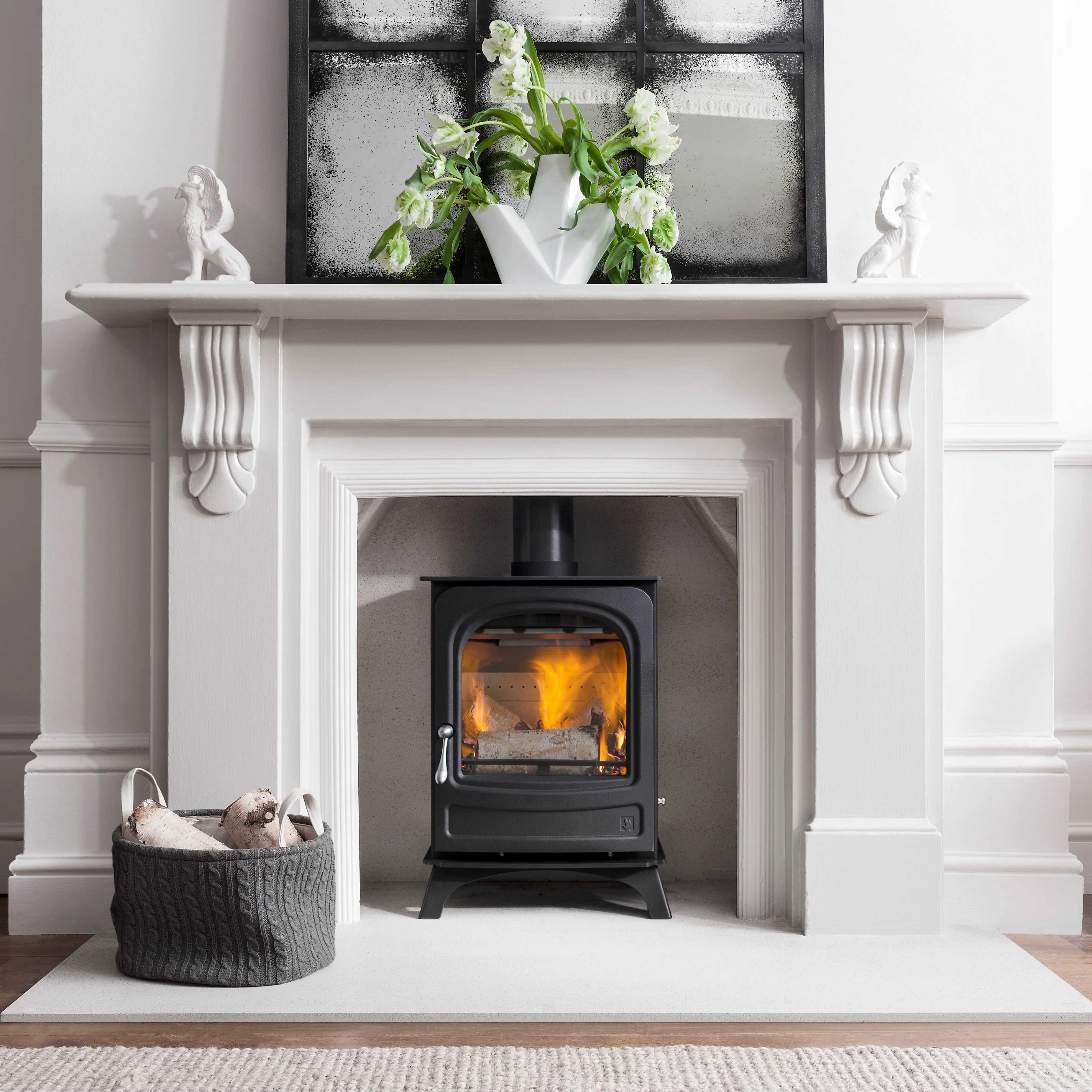 Arada Holborn 5W Multifuel Woodburning Stove, Freestanding, Eco Design Approved, Defra Approved - Image 4