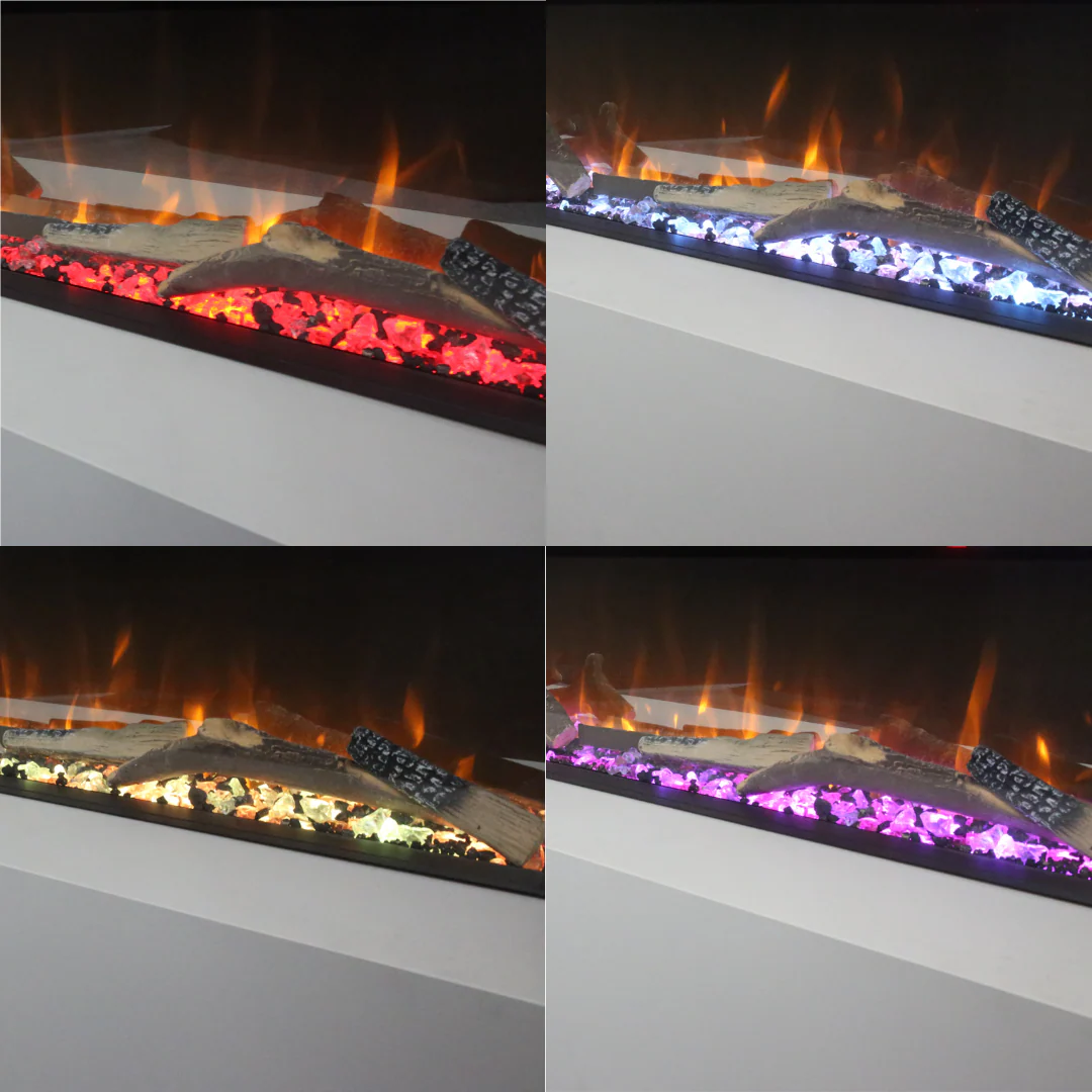 Ezee Glow 36'' Celestial Built-In Media Wall Electric Fire - Image 5