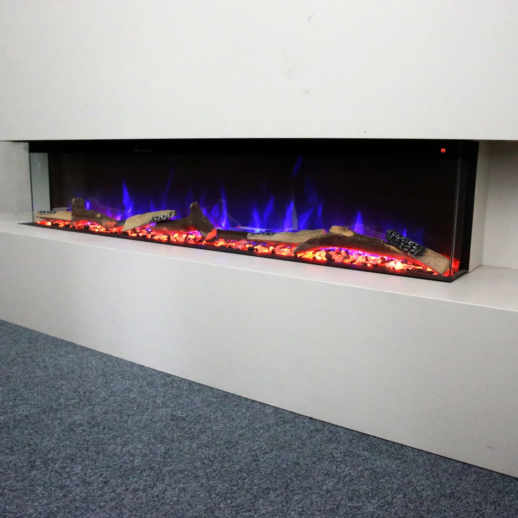 Ezee Glow 60'' Celestial Built-In Media Wall Electric Fire - Image 3