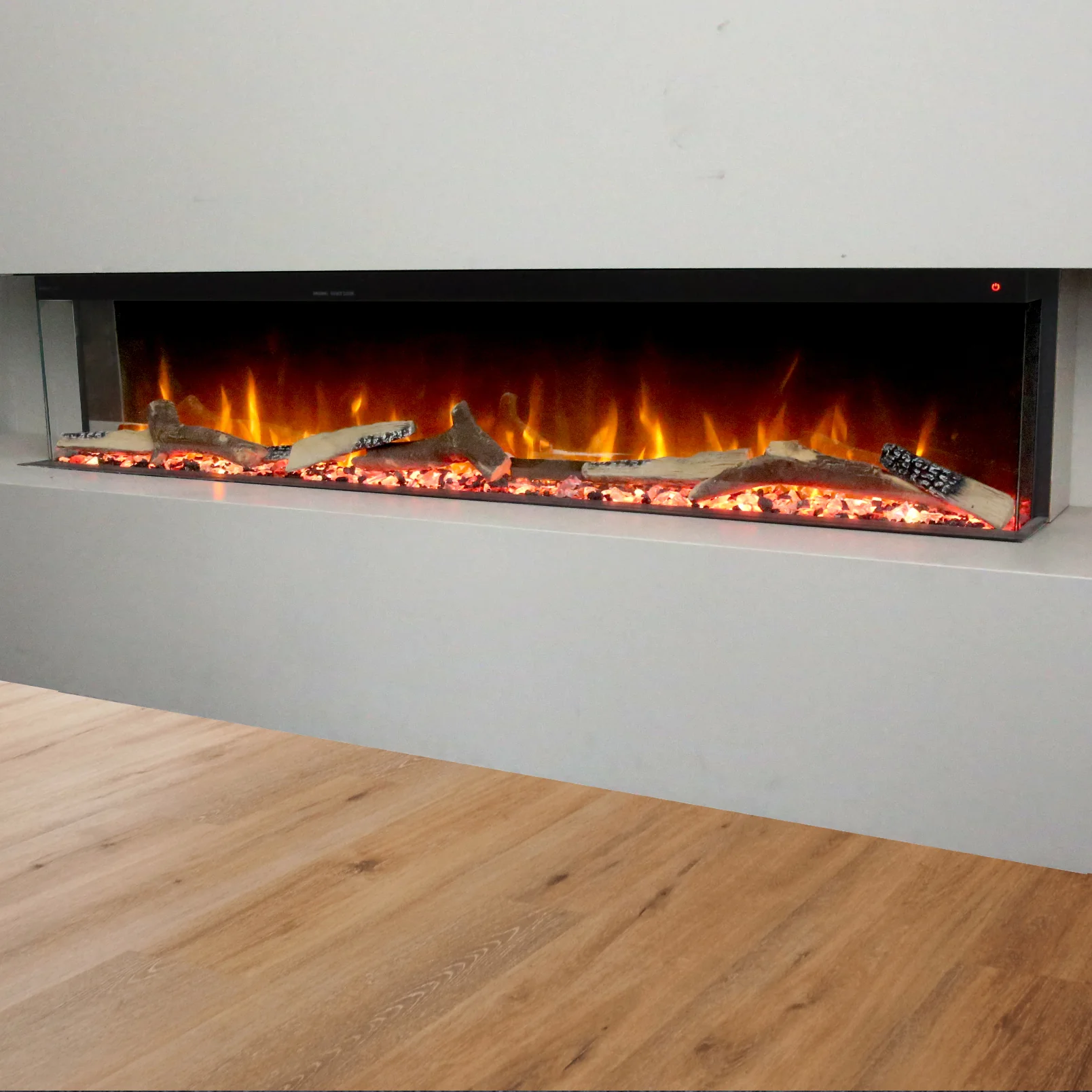 Ezee Glow 60'' Celestial Built-In Media Wall Electric Fire - Image 4