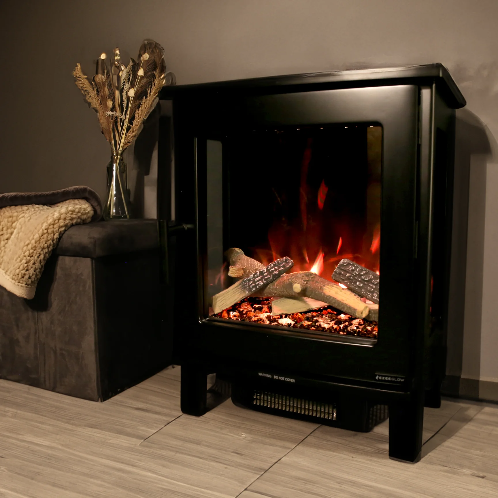 Ezee Glow Crescent Electric Freestanding Stove 1.9KW - Image 8