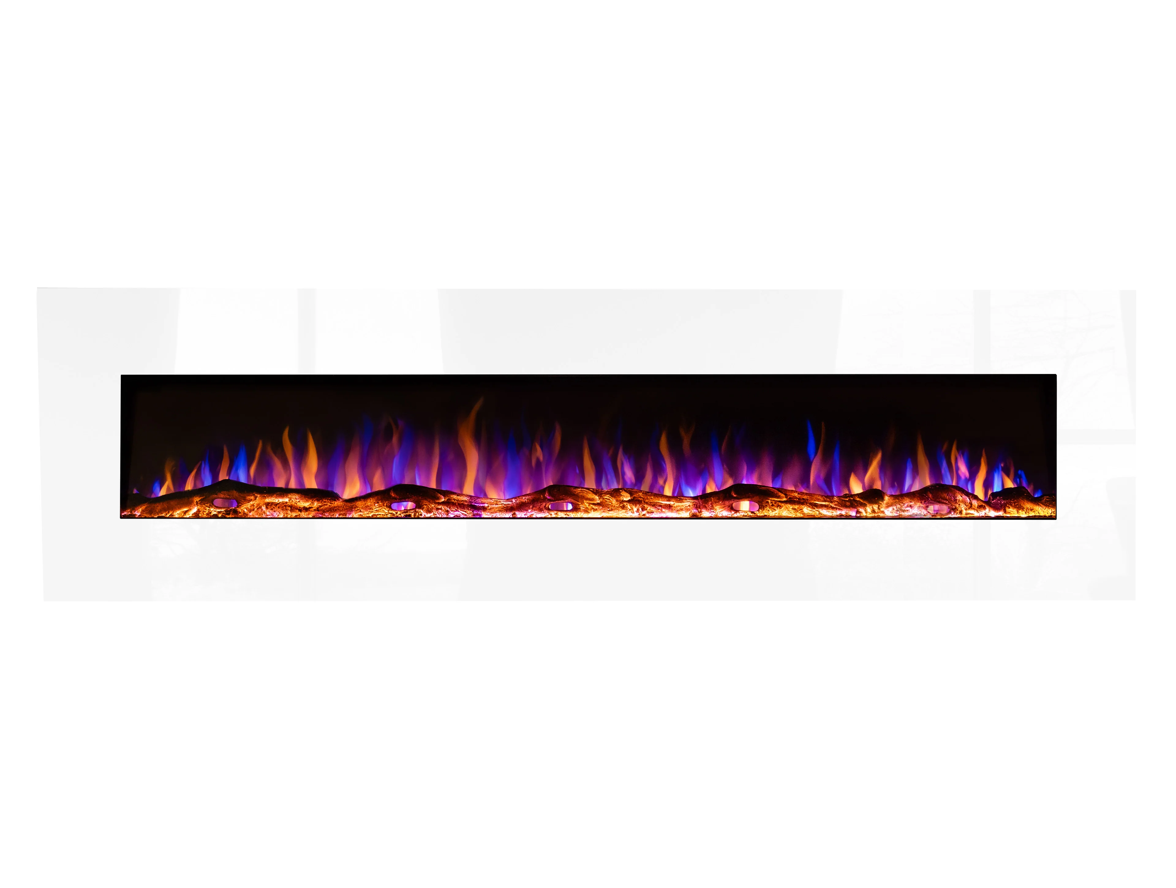 Ezee Glow XL Zara 72" White Wall Mounted or Recessed / Built In Electric Fire - Image 8