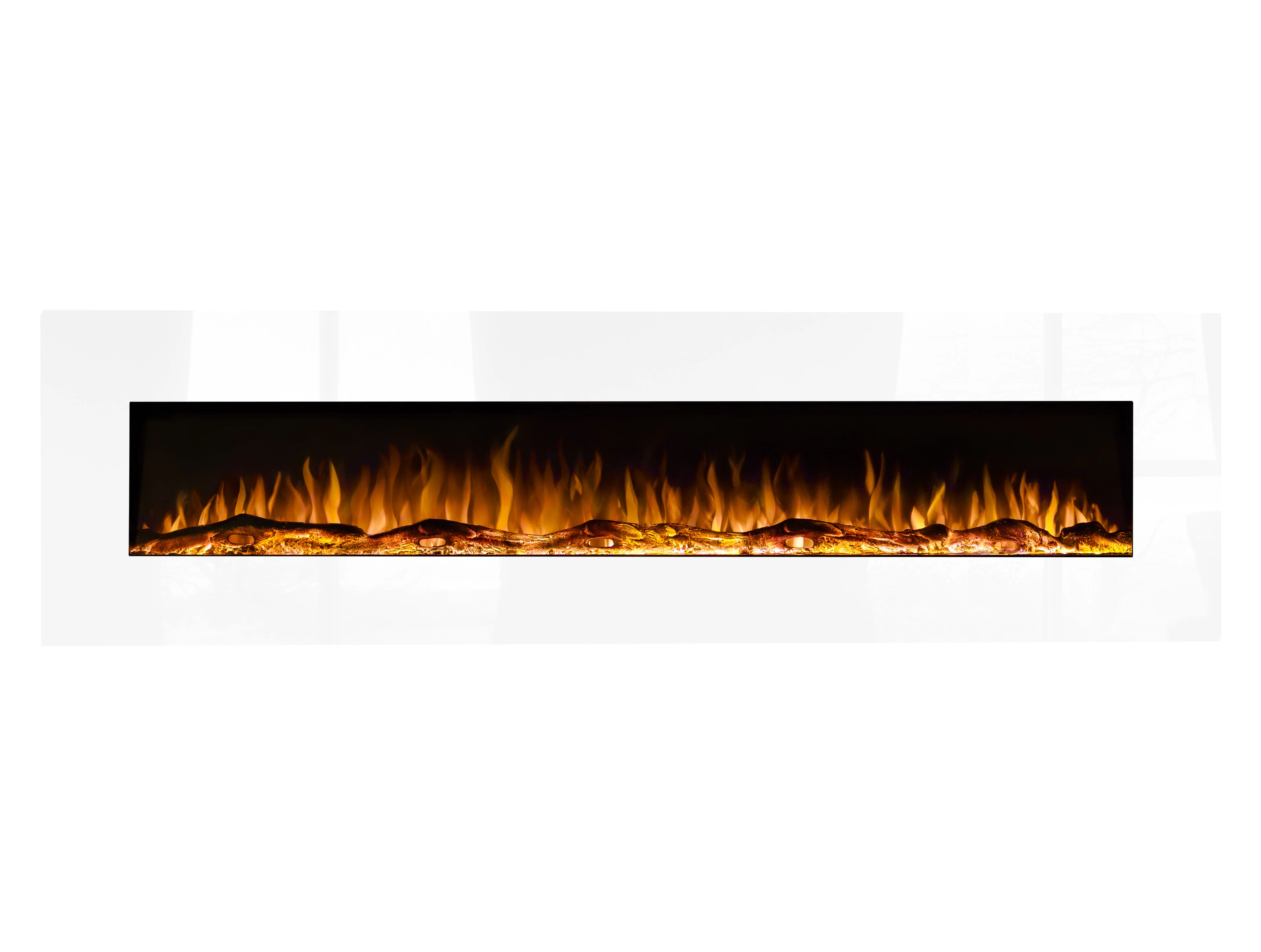 Ezee Glow XL Zara 72" White Wall Mounted or Recessed / Built In Electric Fire - Image 9
