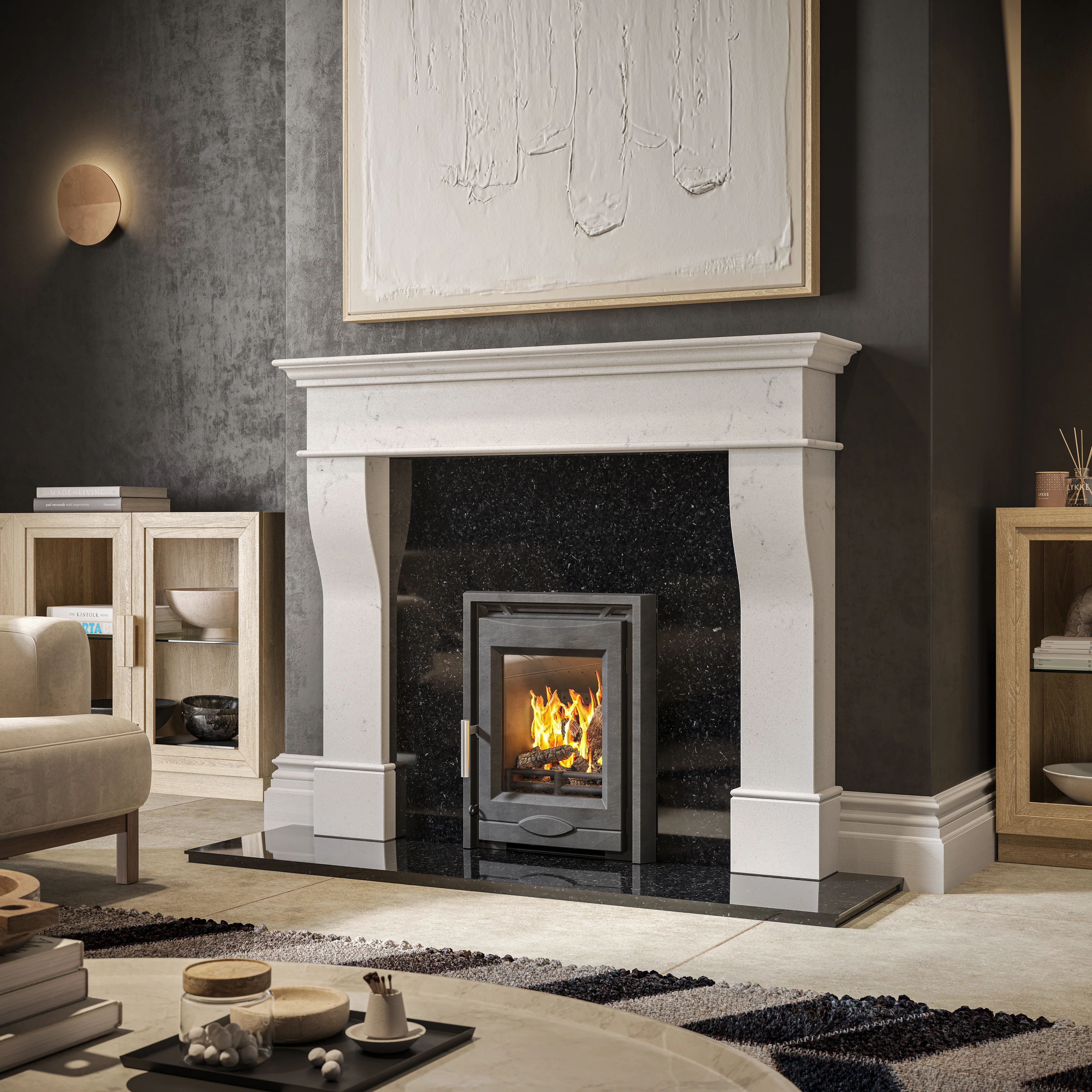 Mazona Dedham 7kW Stove, Multifuel, Woodburning, Inset, Eco Design Approved, Defra Approved - Image 4